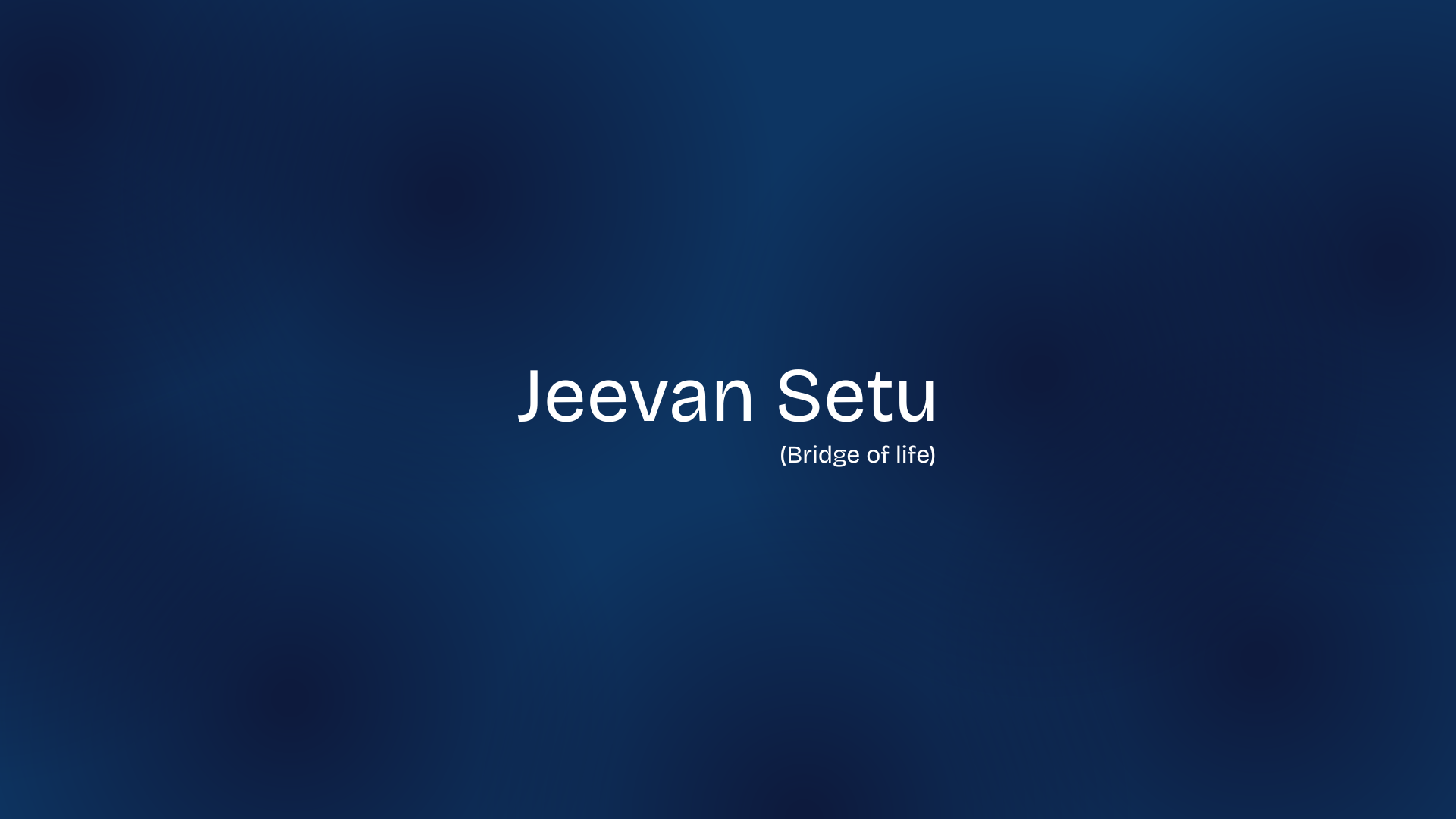 Jeevan Setu Organ Donation Platform